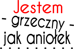 Koszulka - Jestem grzeczny jak...