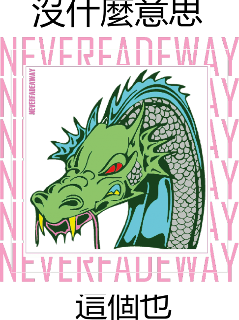 Bluza klasyczna NeverFadeAway - DRAGON