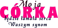 Koszulka dziewczęca - Moja córka będzie łamała serca Waszym synom