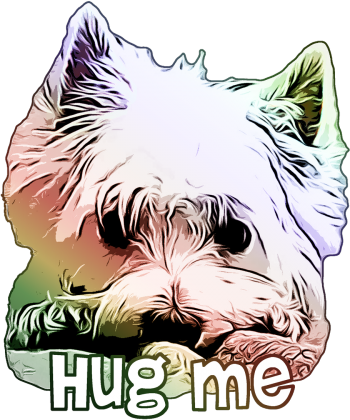 Dziecięca Koszulka Westie Hug Me West Highland White Terrier