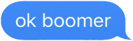 Bluza unisex - "ok boomer"