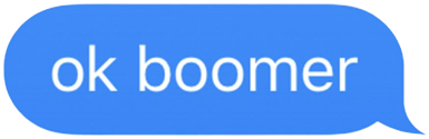 Koszulka dziecięca - "ok boomer"