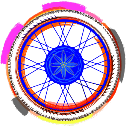 Bike Mandala T White