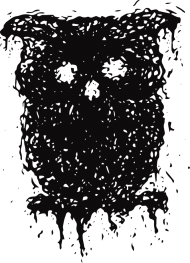 Simple owl- torba
