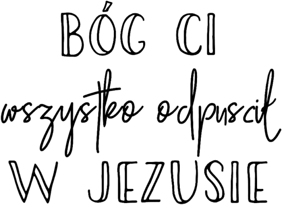 WSZYSTKO ODPUSCIL JEZUS BÓG CHRYSTUS WIARA GOD JESUS CHRIST CHRISTIAN FAITH