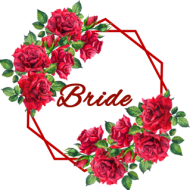 Bride red roses - kubek