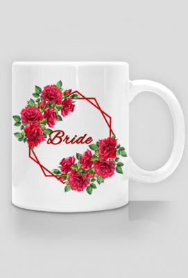 Bride red roses - kubek - Boho&Glam Beauty