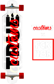 FCKH8R X TRUE CUSTOMS RED