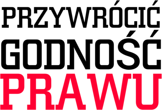 Przywrócić godność prawu bluza damska