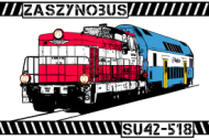 "Zaszynobus SU42" - kubek biały
