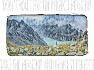 Koszulka męska górska- Don't wait for the perfect moment, take the moment and make it perfect - Góry, mountains