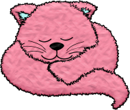 Dziecko- różowy kotek