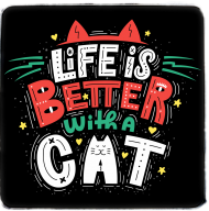 Bluza damska- Życie z kotami jest lepsze! Kolor
