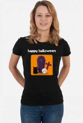 Happy Halloween, kotek z trumną - Koci misz-masz