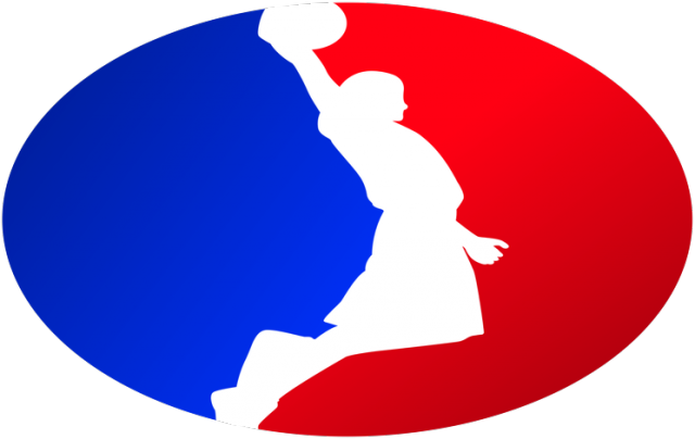 Maska Basketball player RED_BLUE