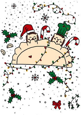 Świąteczne jeże - Ciastek i Pierogi