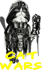 Cat Vader Biały Bezrękawnik Damski