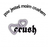 Koszulka Dziecięcia Unisex z napisem "pov: jesteś moim crushem"