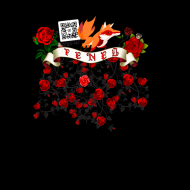 Koszulka Damska Róża i Lis