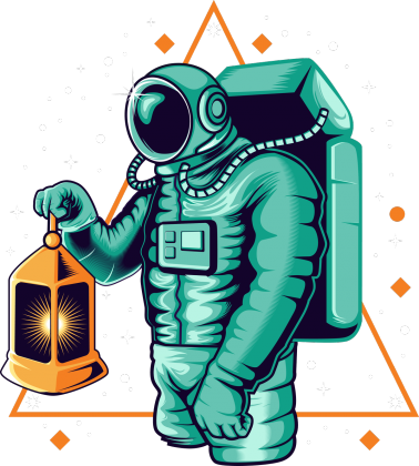 Astronaut Lantern