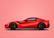 Plakat Ferrari F12 TDF (Rosso Corsa)