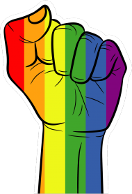 T-shirt LGBT Fight