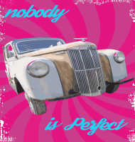 Nobody is perfect - torba vintage car