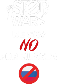 Kubek "WE SAY NO RUSSIA"