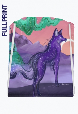 Plecak-worek Fullprint z ilustracją Manitoo - Wielki Duch autorstwa Erink - ErInk