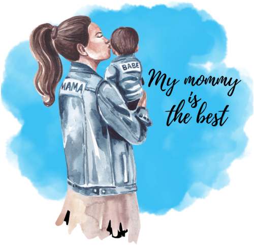 Bluza Dziecięca z Kapturem Unisex - Dla mamy 005 - My mommy is the best