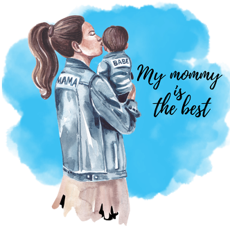Bluza Dziecięca Rozpiana Unisex - Dla mamy 005 - My mommy is the best