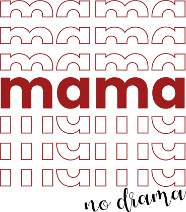 koszulka dla łobuziary - Mama no drama