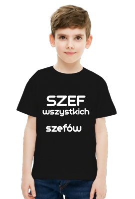 T-shirt "szef" - FAJNE KOSZULKI