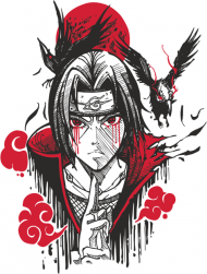 Koszulka Anime Itachi Naruto