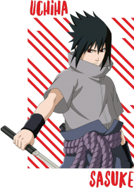 Koszulka Sasuke Uchiha Naruto