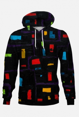 PACMAN bluza z kapturem unisex - beSKY