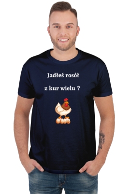 Jadłeś rosół z kur wielu - Koszulka dla wegetarian - ArrayoArt