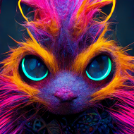 Kot neon 1