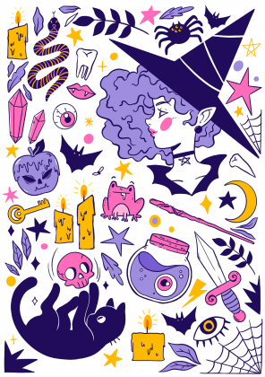 Witch print