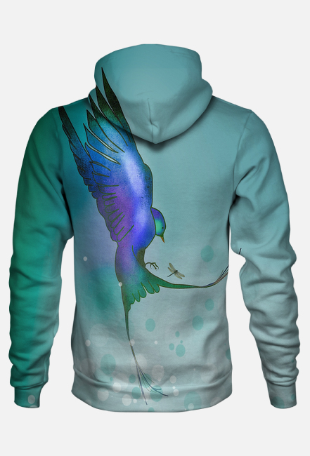 BLUZA MĘSKA Z MOTYWEM ,,PTAKA,,