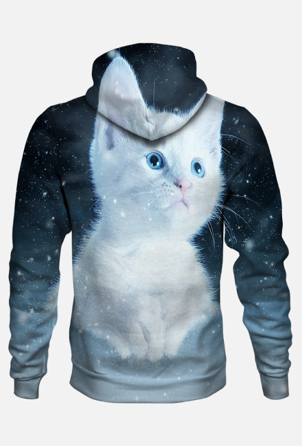 BLUZA MĘSKA Z MOTYWEM ,,KOTA,,