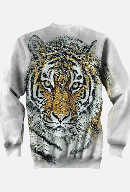 BLUZA DAMSKA Z MOTYWEM ,,TYGRYSA,,