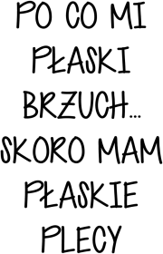 Płaski brzuch