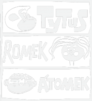 Nowość, koszulka damska Tytus, Romek i Atomek.