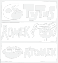 Nowość, koszulka damska oversize Tytus, Romek i Atomek.