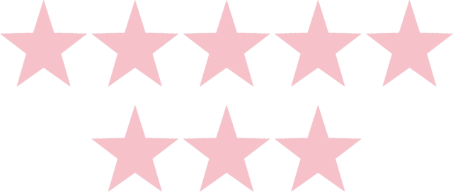 Osiem gwiazdek różowych damska