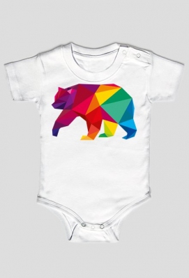 Niedźwiedź Kolor Kid - Animals Polygon