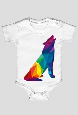Wilk Kolor Kid - Animals Polygon