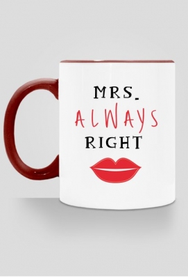 Mrs. Right 2 Color - Śmieszne kubki
