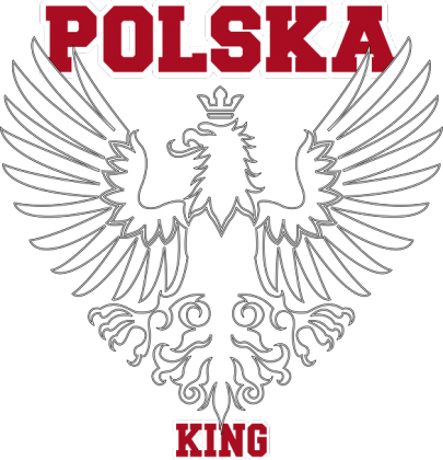 Koszulka dla chłopca - Polska King. Pada